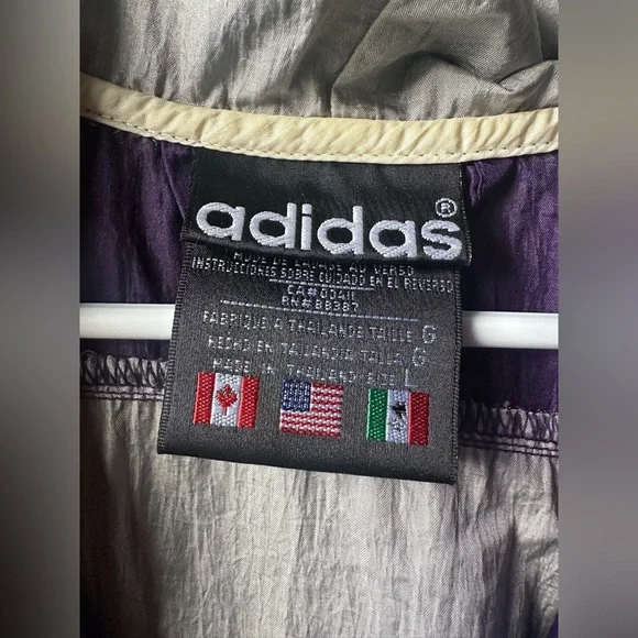 Adidas Purple and White Jacket - Picture 5 of 5